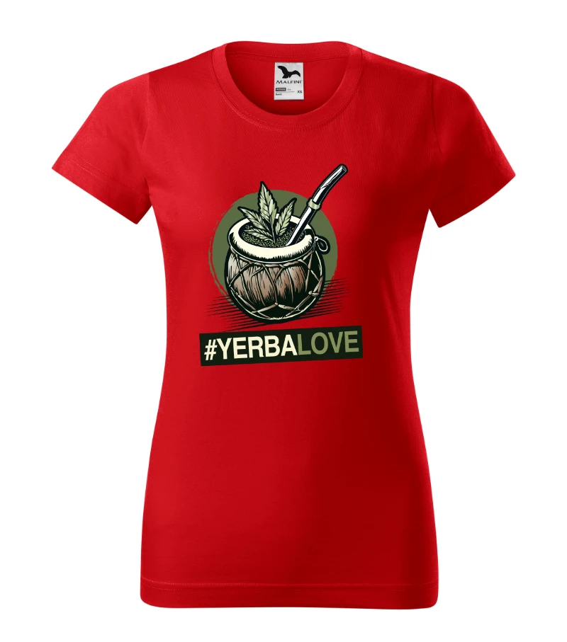 Koszulka damska,T-shirt– #YerbaLove.